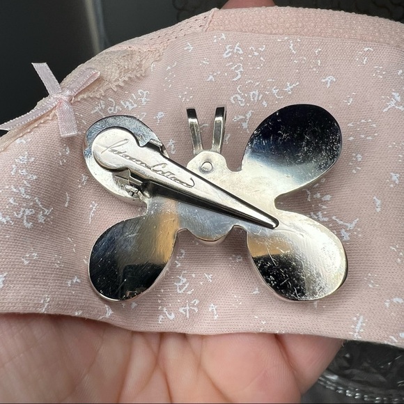 Rebecca Collins butterfly brooch clip pendant - Picture 13 of 15